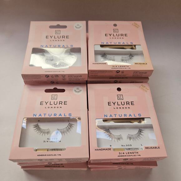 Eylure Other - Eylure London Naturals False Lashes Style No. 003 3/4 Length Lot of 18